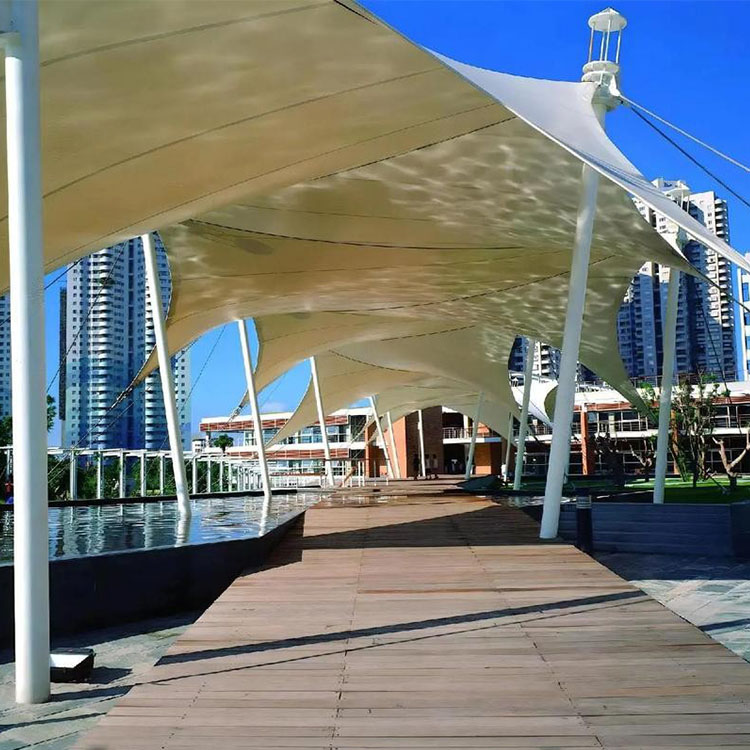 鄂州膜结构景观棚