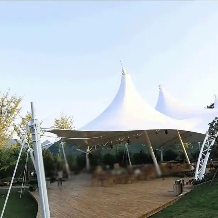 鄂州膜结构景观棚