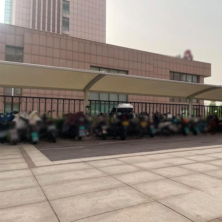 鄂州膜结构电动车棚