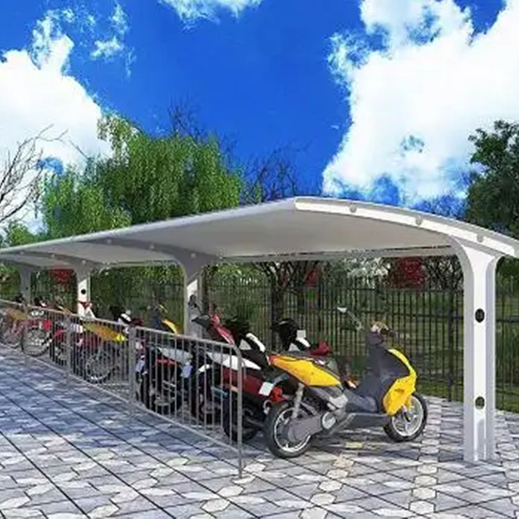 鄂州膜结构电动车棚