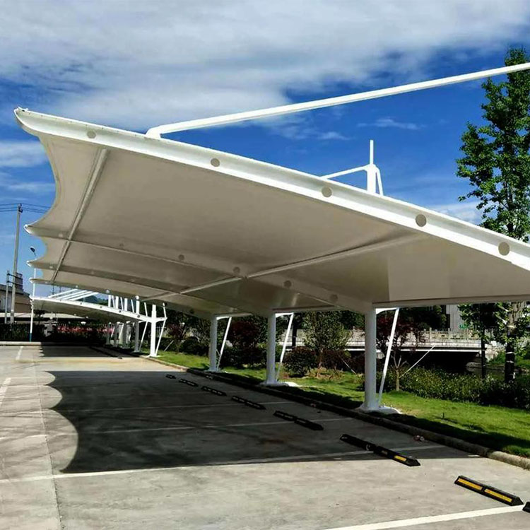 鄂州膜结构汽车棚