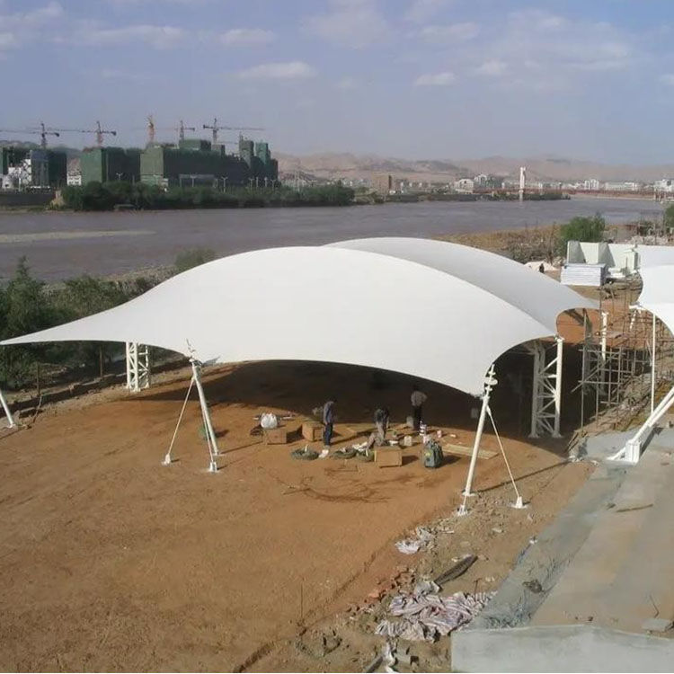 鄂州膜结构汽车棚